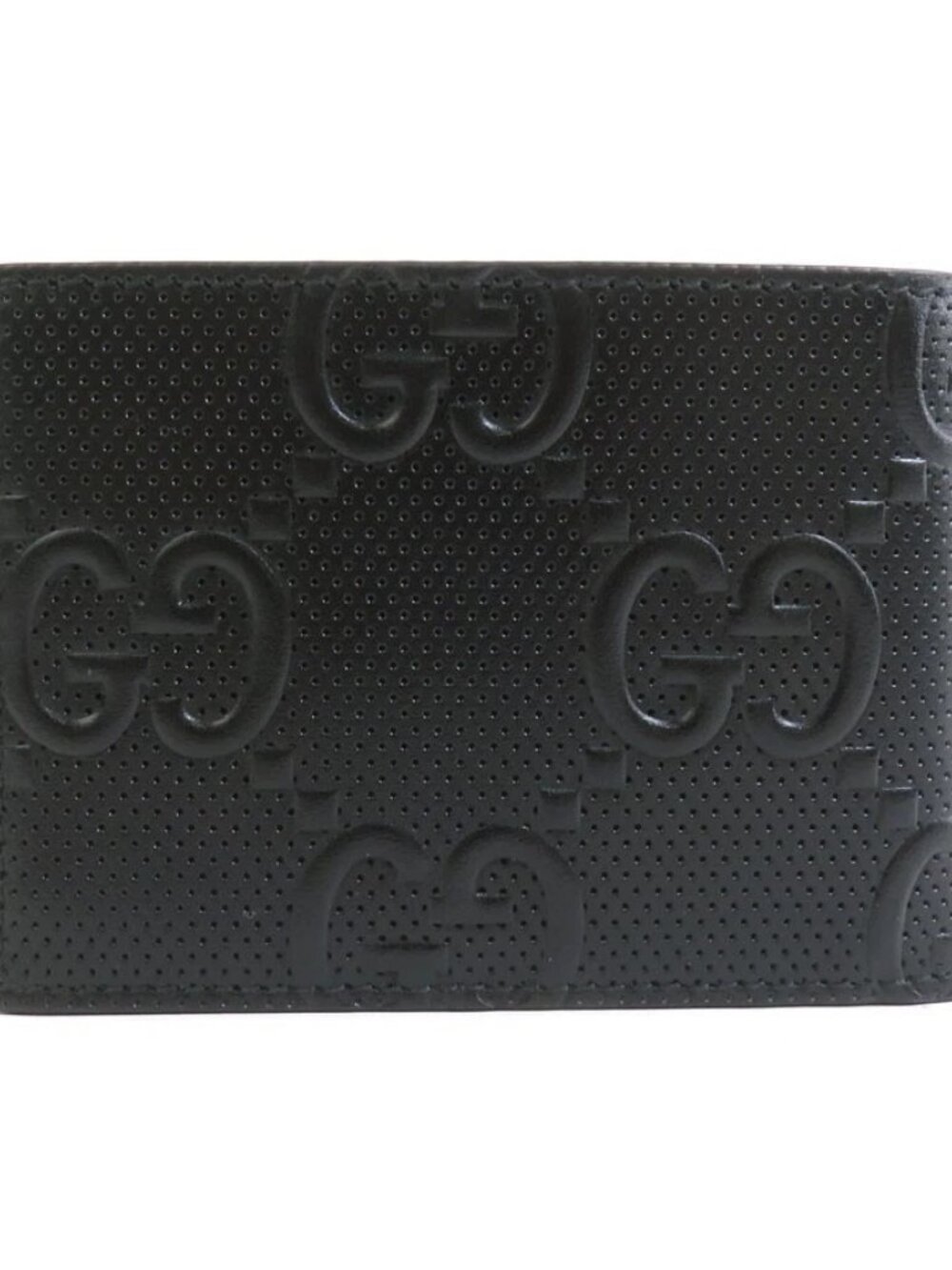 GUCCI Bill Compartment Black Leather - r10684a